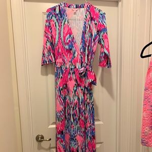 Lilly Pulitzer Marvista Wrap Maxi Sz M